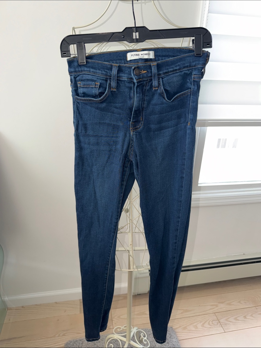 Flying Monkey Dark Blue Skinny Jeans